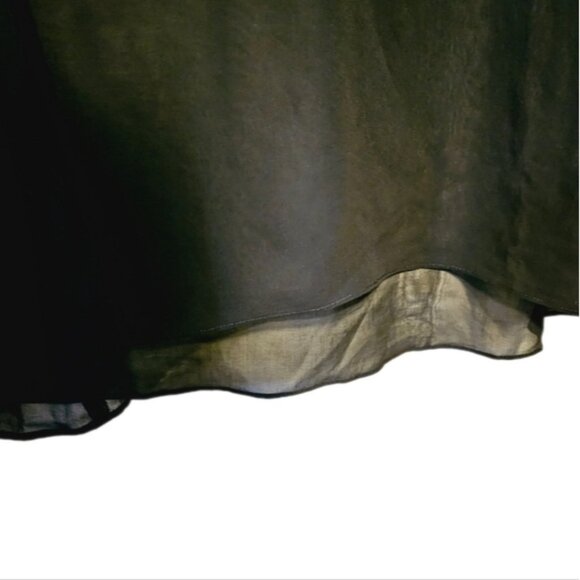 3/$13 | Sheer BlackRomantic Long Sleeve Peasant Bohemian Goth Witchy Blouse - Picture 4 of 9